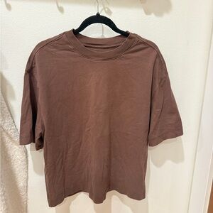 Everlane brown Crew Neck boxy Tee